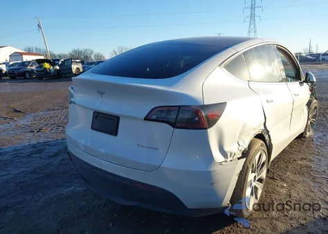 2023 Tesla Model Y Awd/Long Range Dual Motor All-Wheel Drive from USA, damaged, VIN 7SAYGDEEXPF618404